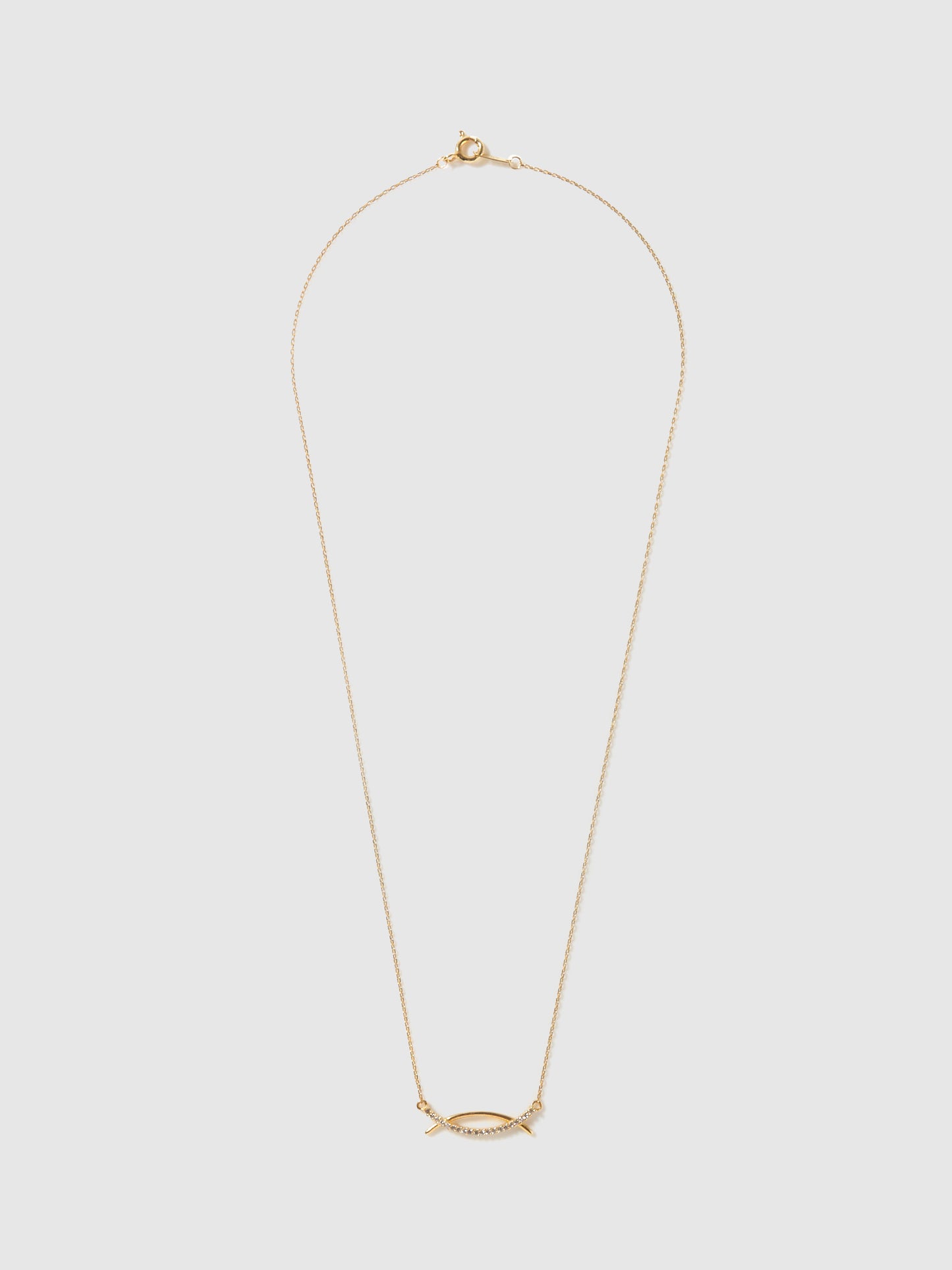 Cross line Necklace