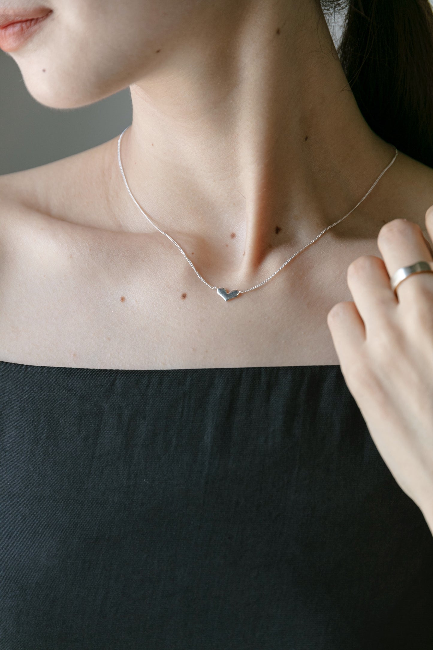 Heart Plate Necklace